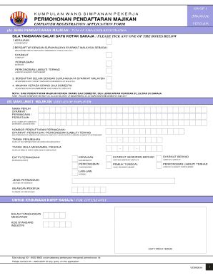 The completed form must then be submitted to their respective employers for. Borang A Kwsp Excel