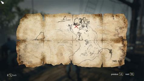 Assassin S Creed IV Black Flag Treasure Map 749 625 YouTube