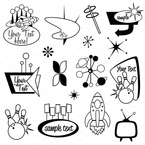 retro clipart vector 10 free Cliparts | Download images on Clipground 2023