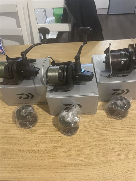 3x Diawa BK5000A Reels With Unused Spare Spools And Boxes EBay