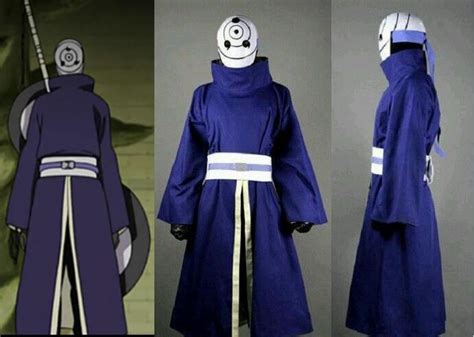 Naruto Akatsuki Ninja Tobi Obito Madara Uchiha Purple Jacket Cosplay