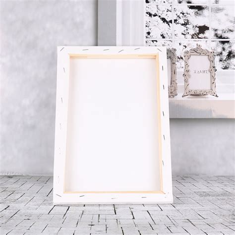 5x Artist Blank Stretched Canvas Canvases Art Large White Range Oil