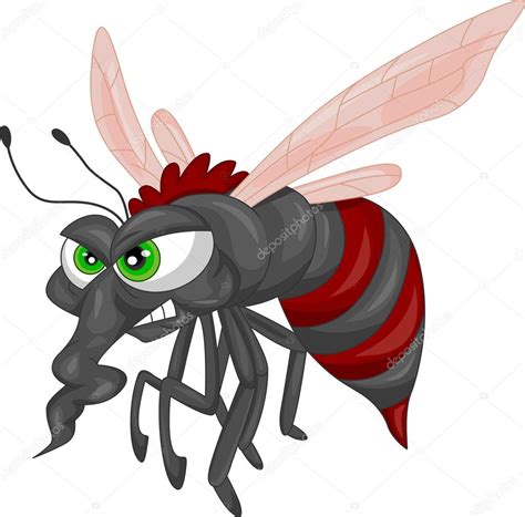 Angry Mosquito Cartoon Stock Vector By ©lawangdesign 103382560