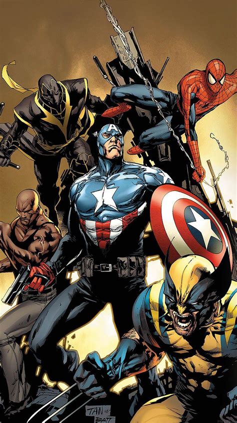 Aa89 Wallpaper Avengers New Illust Avengers Comics Marvel Comics Art