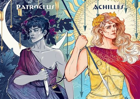 The Song Of Achilles An Art Print By Herbst Regen Achilles And Patroclus Achilles Songs