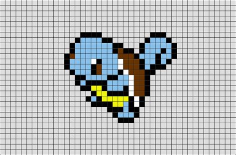 The kids quickly locate the pokemon creatures they made then. Pokemon Squirtle Pixel Art - BRIK