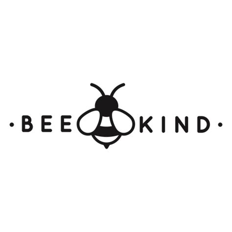 Be Kind Bee Pun Lettering Transparent Png Svg Vector File Images