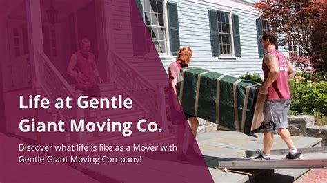 Life At Gentle Giant Moving Company Youtube
