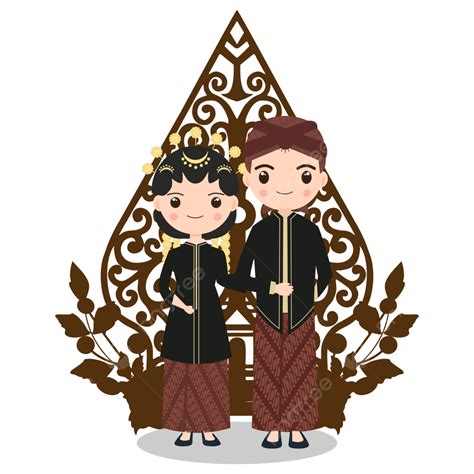 Pernikahan Jawa Pasangan Indonesia Vektor Free Download Pernikahan