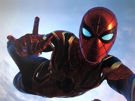 Spiderman Iron Stark Suit Hd Games 4k Wallpapers Images Backgrounds