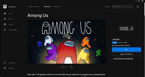 Among Us Is Available For Free On The Epic Games Store