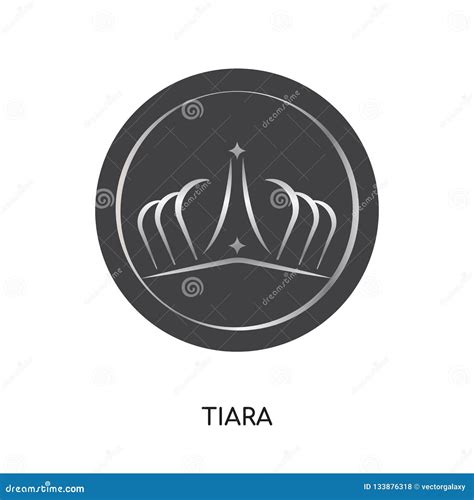 Tiara Logo Isolated On White Background For Your Web Mobile And Stock