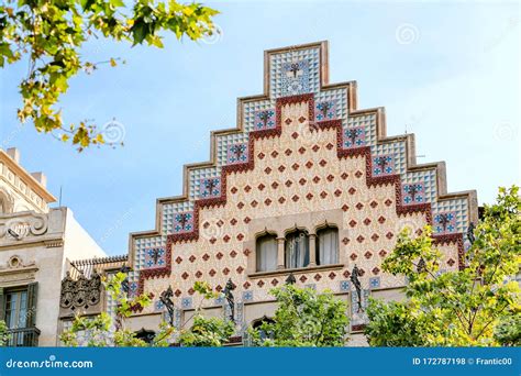 Modern Architecture Building In Barcelona Editorial Stock Photo Image