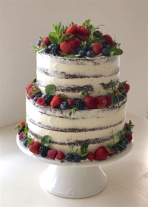 Pin En Naked Cakes