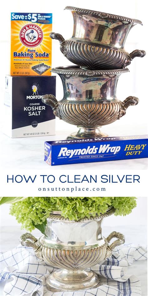 How To Clean Silver With Baking Soda Aluminum Foil On Sutton Place
