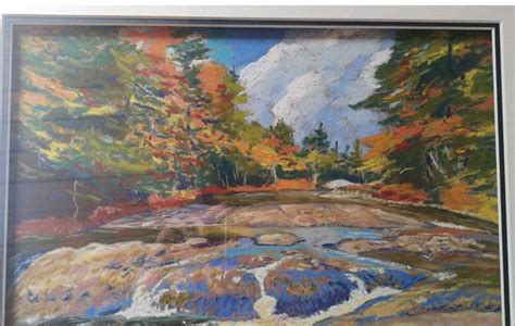 Nova Scotia Waterfalls Pastel By Rae Smith Pastel Artist In Middle