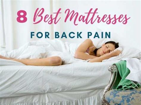 8 Best Mattresses For Back Pain Money Minded Mom