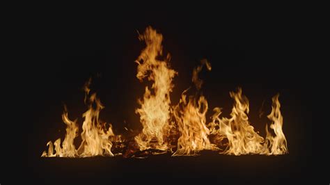 Anamorphic Ground Fire Stock Footage Collection Actionvfx