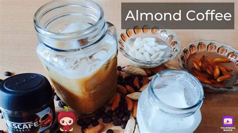 Almond Milk Iced Coffee Recipe Almond Coffee Brew Latte Youtube