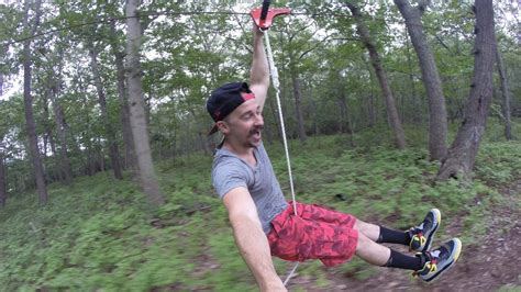 How to make a zip line at home. Homemade Zip-Line Fun (VLOG) - Jeremy Sciarappa - YouTube