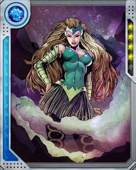 Baseando seu codinome e sua aparência em amora, a feiticeira , ela se mudou para nova york e se tornou um. Enchantress | Comics Amino