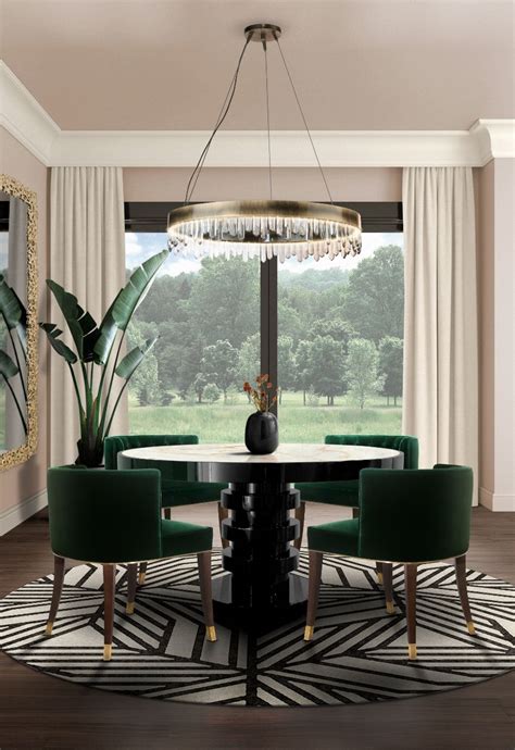 Green Dining Chairs Modern Dining Room Design Guide