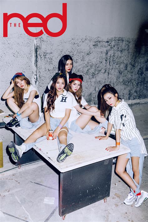 Korea Korean Kpop Idol Girl Group Band Red Velvet S Jeans From Dumb Dumb Destroyed Ripped Denim