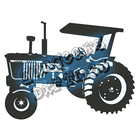 John Deere 4020 Tractor Dxf Cnc File Download