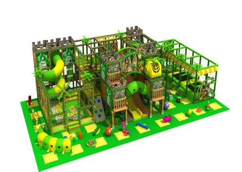 Industrial Indoor Playground Equipment Older Kids Mall Play Area