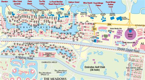 Dubai Beach Hotel Map Dubai • Mappery