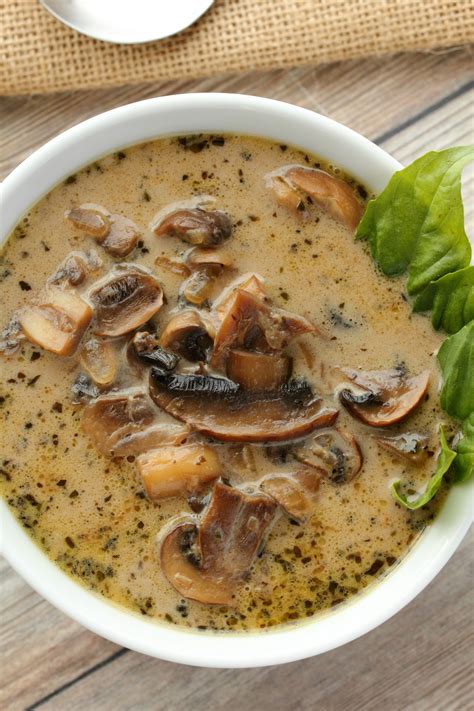 vitamix mushroom soup vegan all mushroom info
