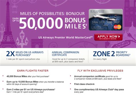 Check spelling or type a new query. US Airways 40K-50K Credit Card Bonus Offer Worth It? | TravelSort