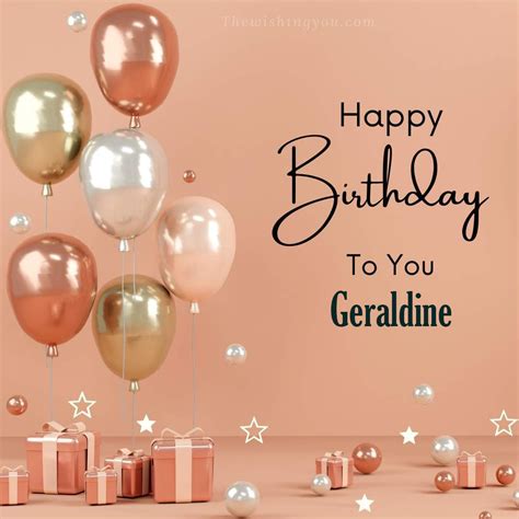 100 Hd Happy Birthday Geraldine Cake Images And Shayari