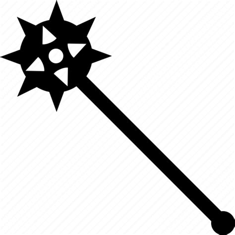 Blunt Club Mace Spike Spiked Virge Weapon Icon Download On