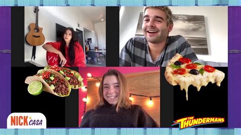 Los Thunderman Kira Kosarin Y Jack Griffo En Nick En Casa Con Bala