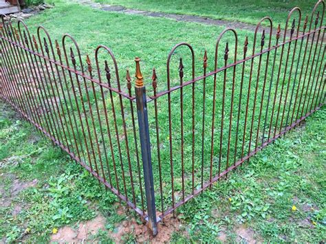 Solid Steel 4 Tall Fence Panel Wrought Iron Fencing Etsy In 2021