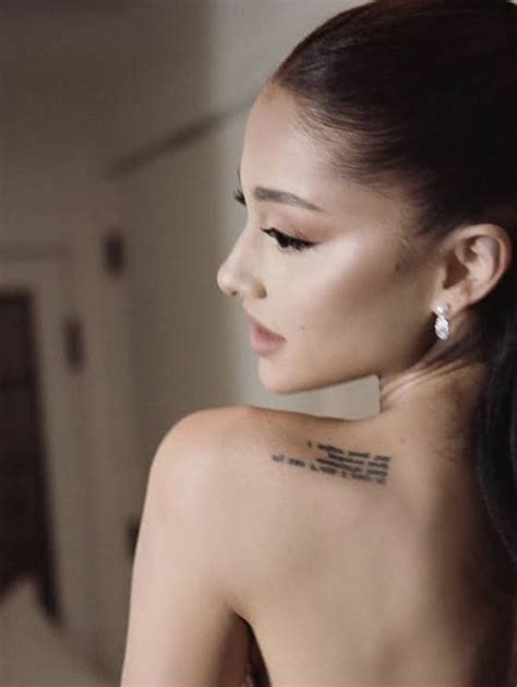 Ariana Grande Is Most Influential Personality For Tattoos