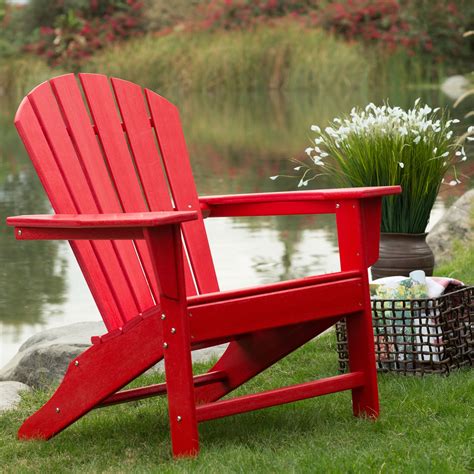The outdoor spectator heavy duty camp chair is a top quallity, comfortable camp chair that is made with durable materials. Outdoor Patio Seating Garden Adirondack Chair in Red Heavy ...