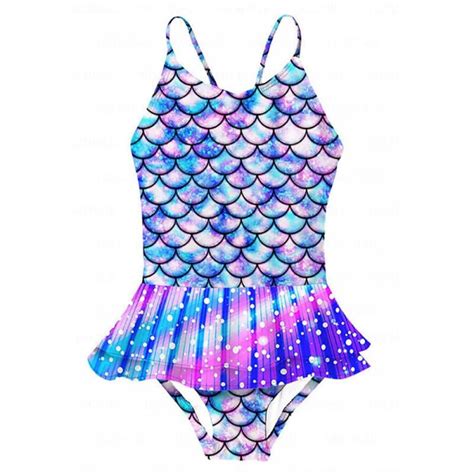 Gyratedream Kids Girls One Piece Swimsuit Little And Big Girl Swimwear