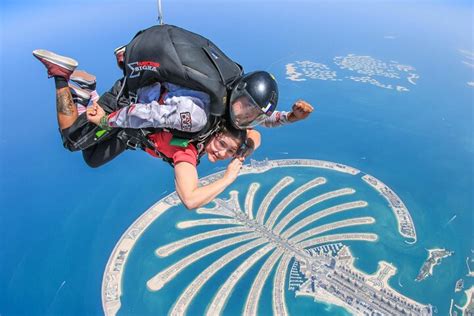 2023 Skydive Dubai Tandem Over The Palm With Transfer