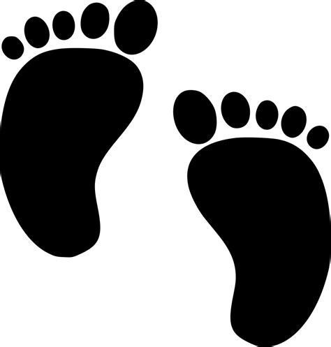 Baby Footprint Svg Baby Feet Svg Instant Download Svg Png Etsy Images