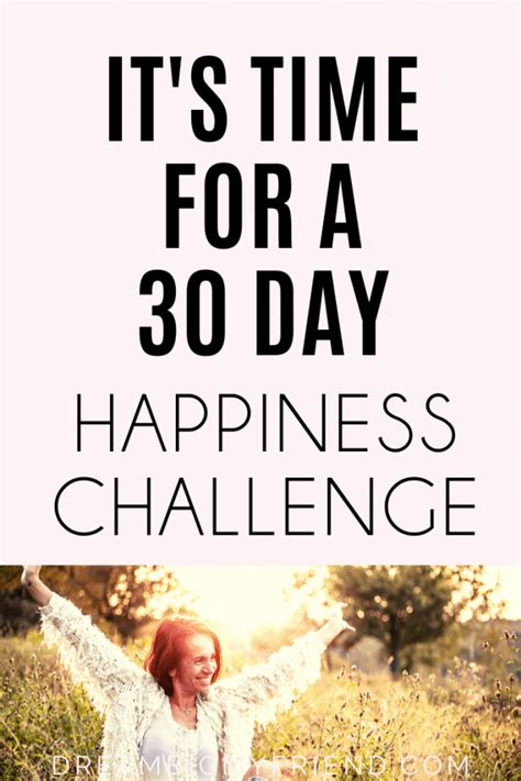 30 Day Happiness Challenge 8 Excellent Ideas You Can Do This Month