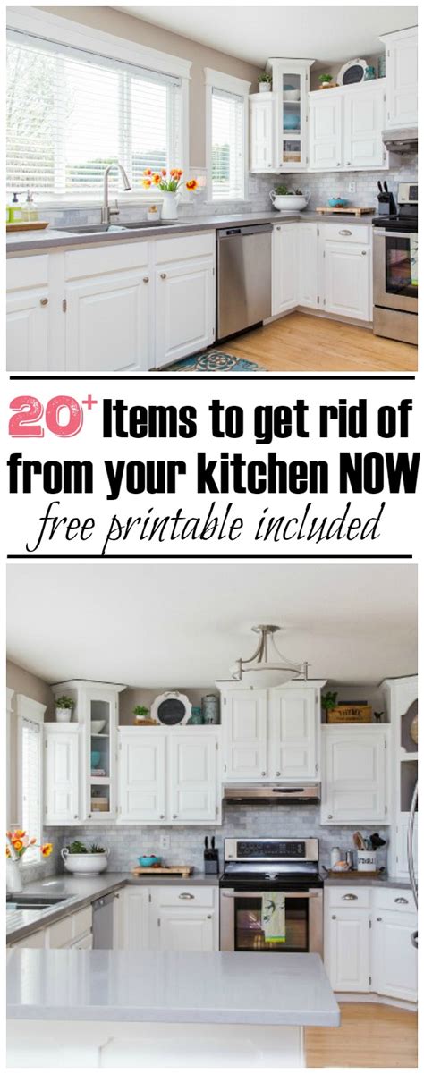 20 Things To Declutter From The Kitchen Clean And Scentsible