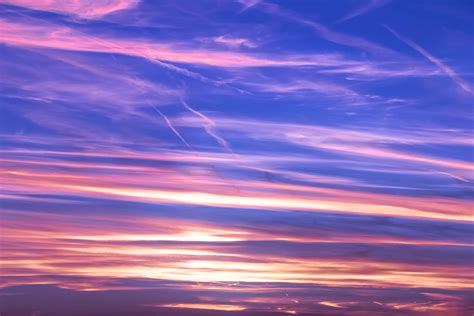 Purple Orange And Pink Sky Photo During Sunset Hd Wallpaper