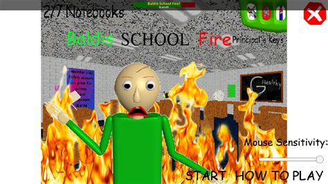 Baldis School Fire Baldis Basics Mods