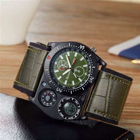 Oulm 4094 Designer Mens Big Face Fashion Outdoor Watches Wide Leather