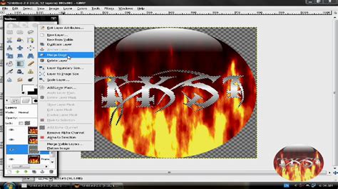 gimp tutorial glossy animated fire button youtube