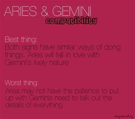 Its A Zodiac Thing Aries And Gemini Aries And Gemini Relationship