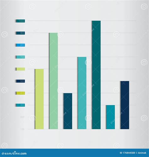 Chart Graph Scheme Simply Color Editable Infographics Element
