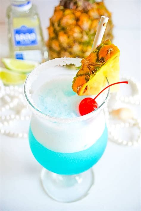 The Mermaid Margarita Is A Delicious Frozen Summer Cocktail Made With